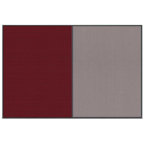 Enclosed Corkboard, 1 Door, 60"x36", 4" Fra, UV3403-BRONZE-FORBO